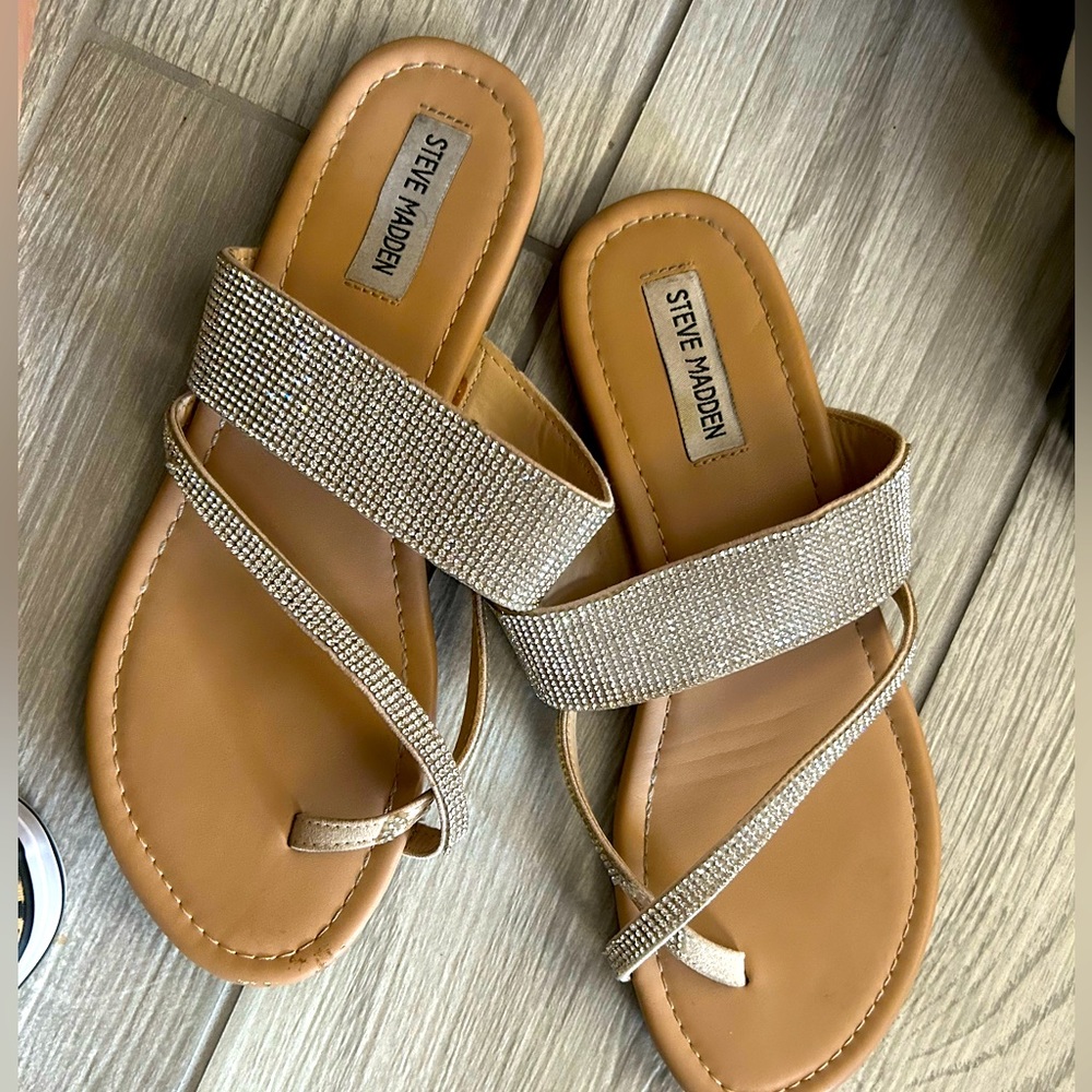 Steve Madden sparkle sandals